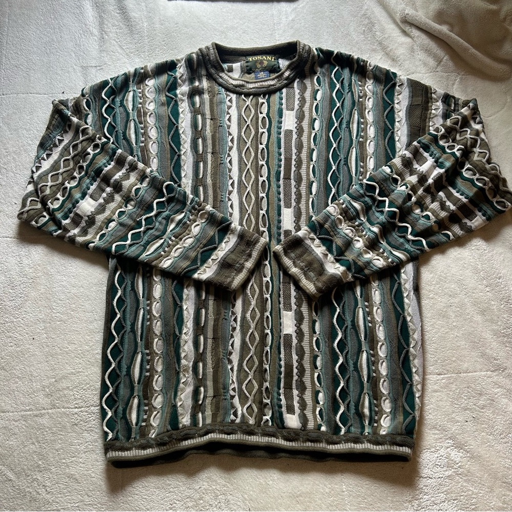 Vintage Men's Multicolor Sweater